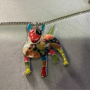 Bull Terrier dog necklace